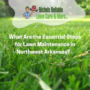 lawn maintenance, Northwest Arkansas lawn care, lawn care steps